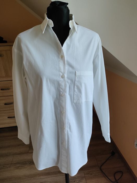 Koszula oversize biała bawełna XS/S Bombshe