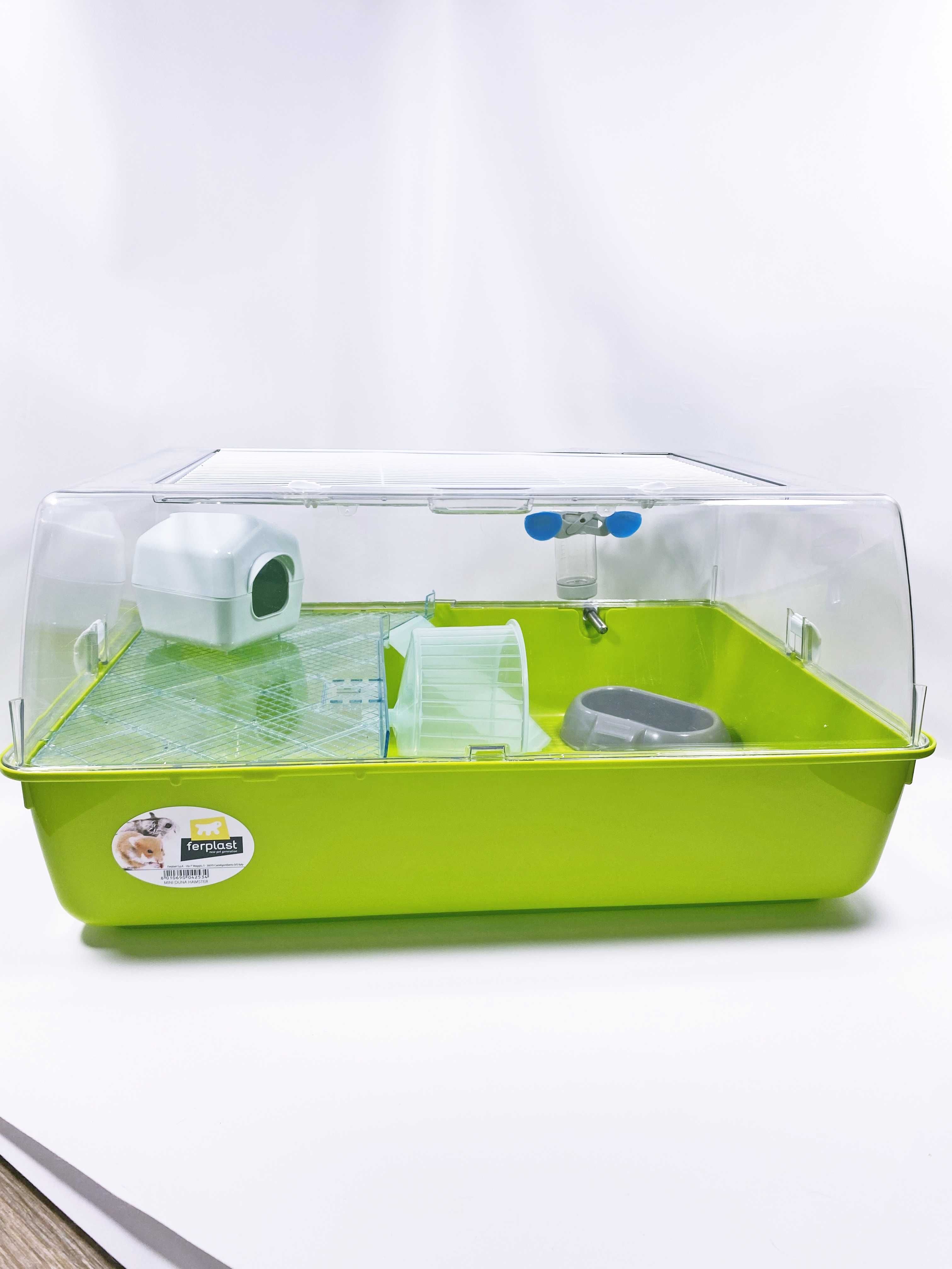 Просторная клетка MINI DUNA для хомяков/крыс. NEW. Италия. 55x39x27 см