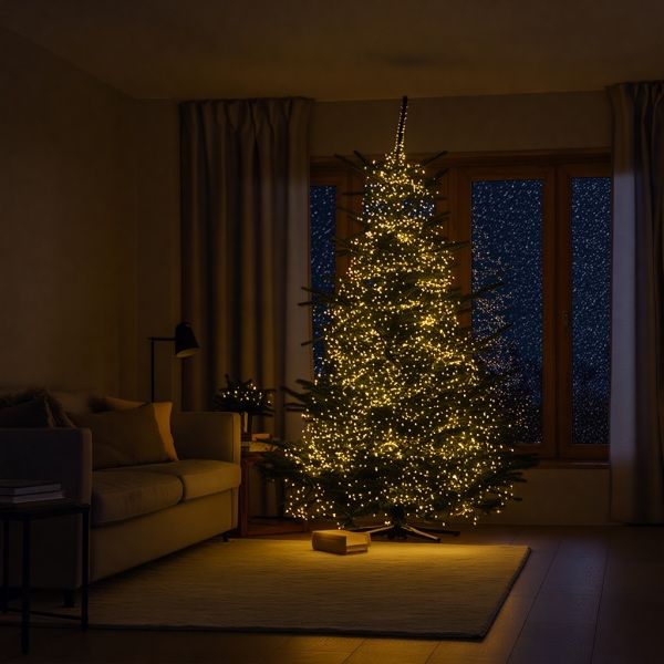 Гірлянда-нитка Роса «Хвойна лапа» 3000 LED — 100 метрів