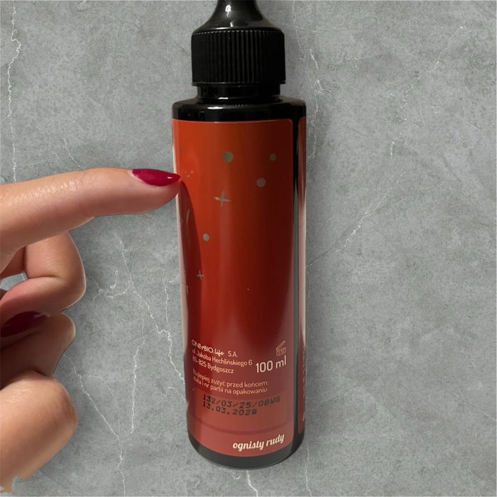 Toner Onlybio pumpkin spice ognisty rudy