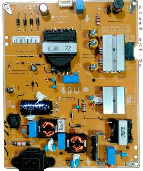 Fonte de Alimentação TV LG 49UN73006LA