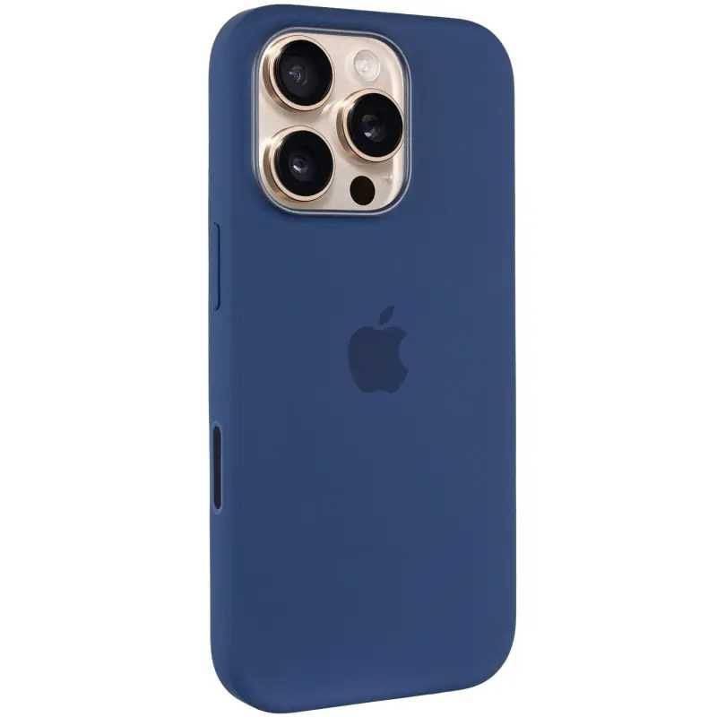 Чохол Silicone case (AAA) with Magsafe and Animation для Apple