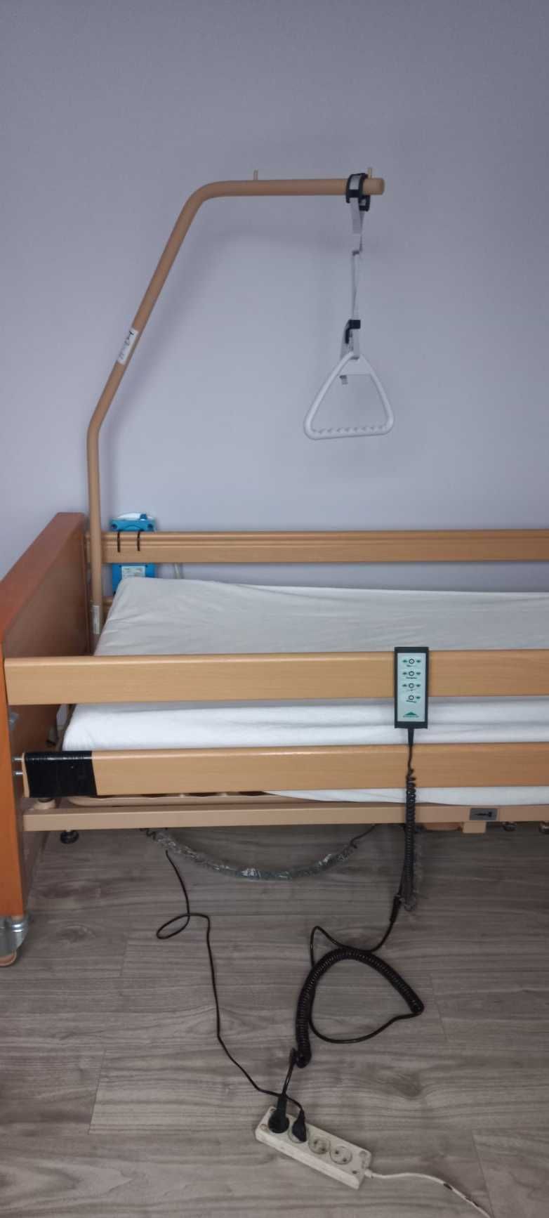 łóżko rehabilitacyjne + materac + materac przeciwodleżynowy