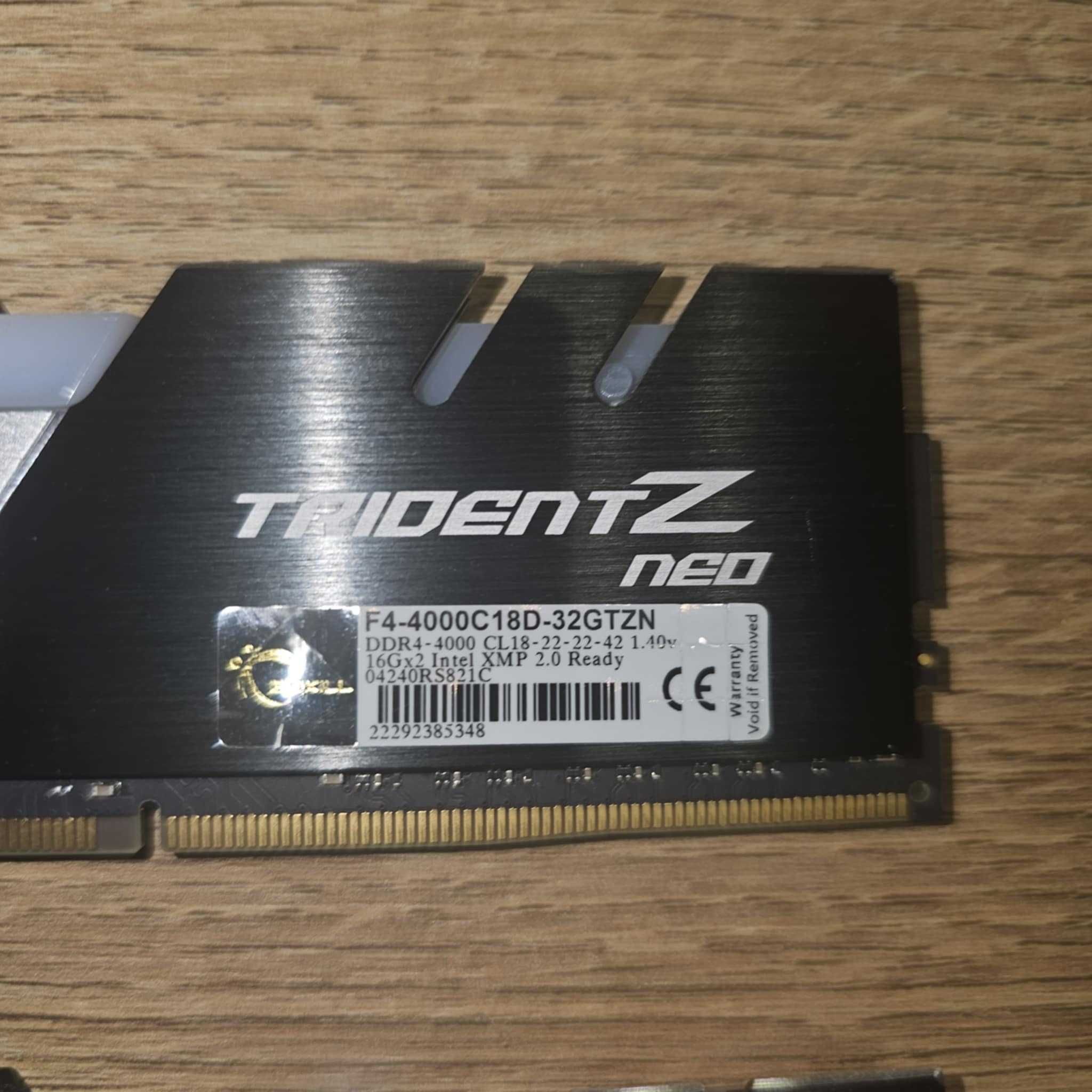 Pamięć RAM G.Skill Trident Z Neo DDR4 32GB 4000Mhz CL18 FV 23%