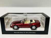 Mercedes-Benz SL500 R129 bordowy Norev 1/18