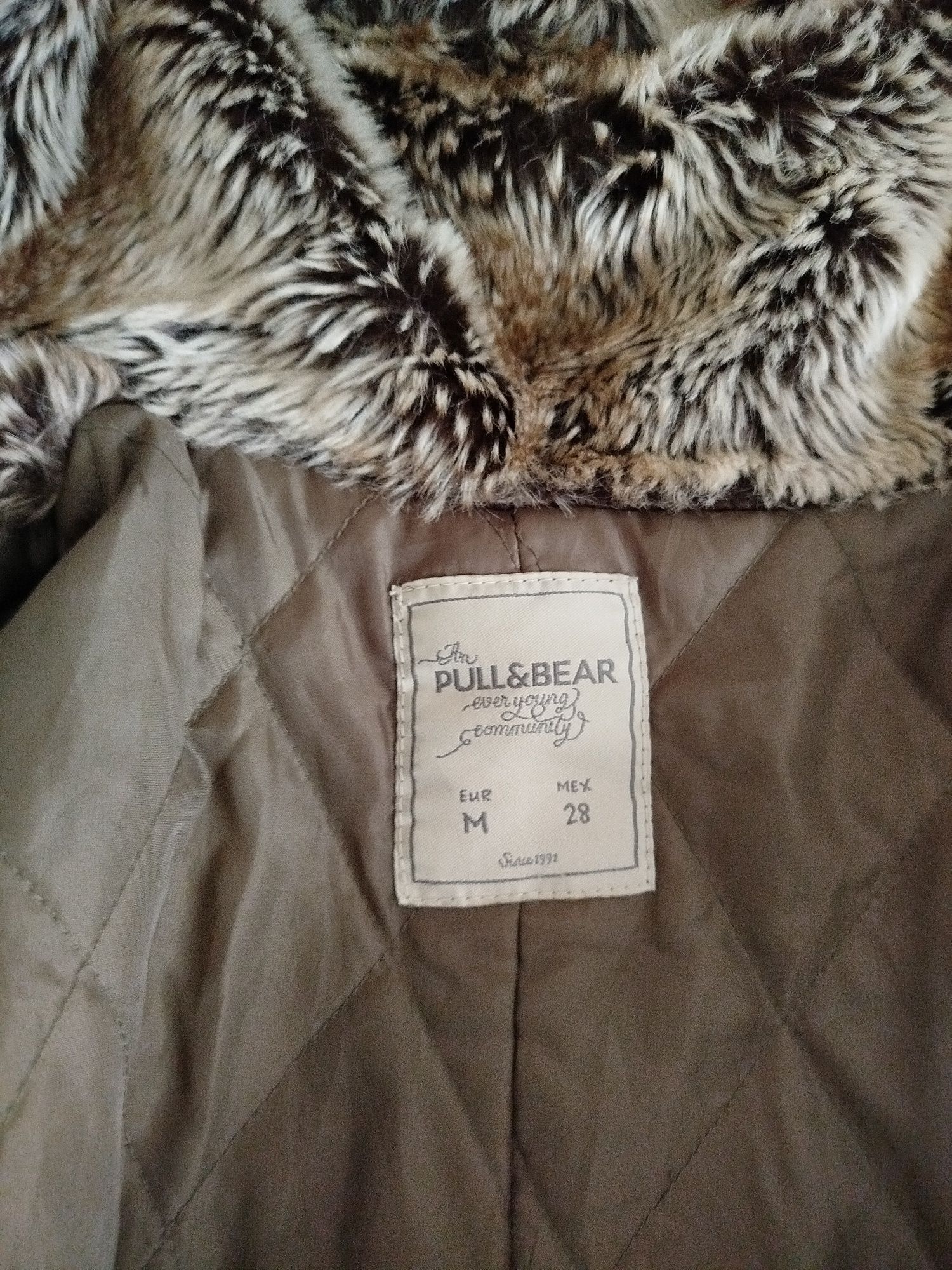 Ciepła kurtka parka, Pull &Bear ,M