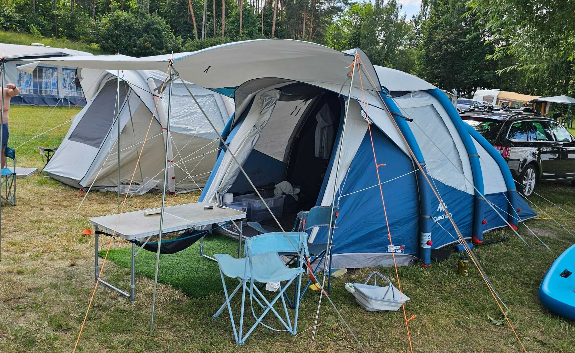 Quechua Air Seconds 4.1 F&B + tarp L + dodatki