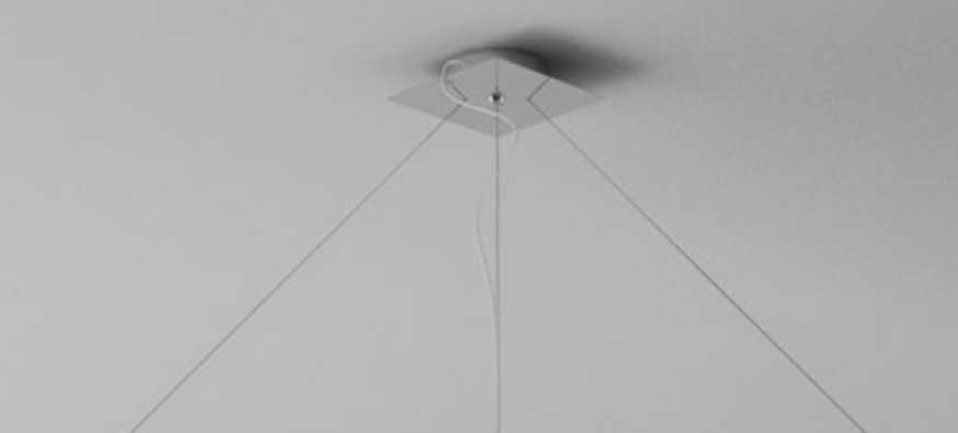 Lampa do salonu plafon drewniany 50*50cm
