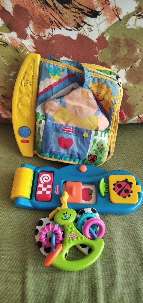 Игрушки,погремушки,трещалки tolo, fisher-price