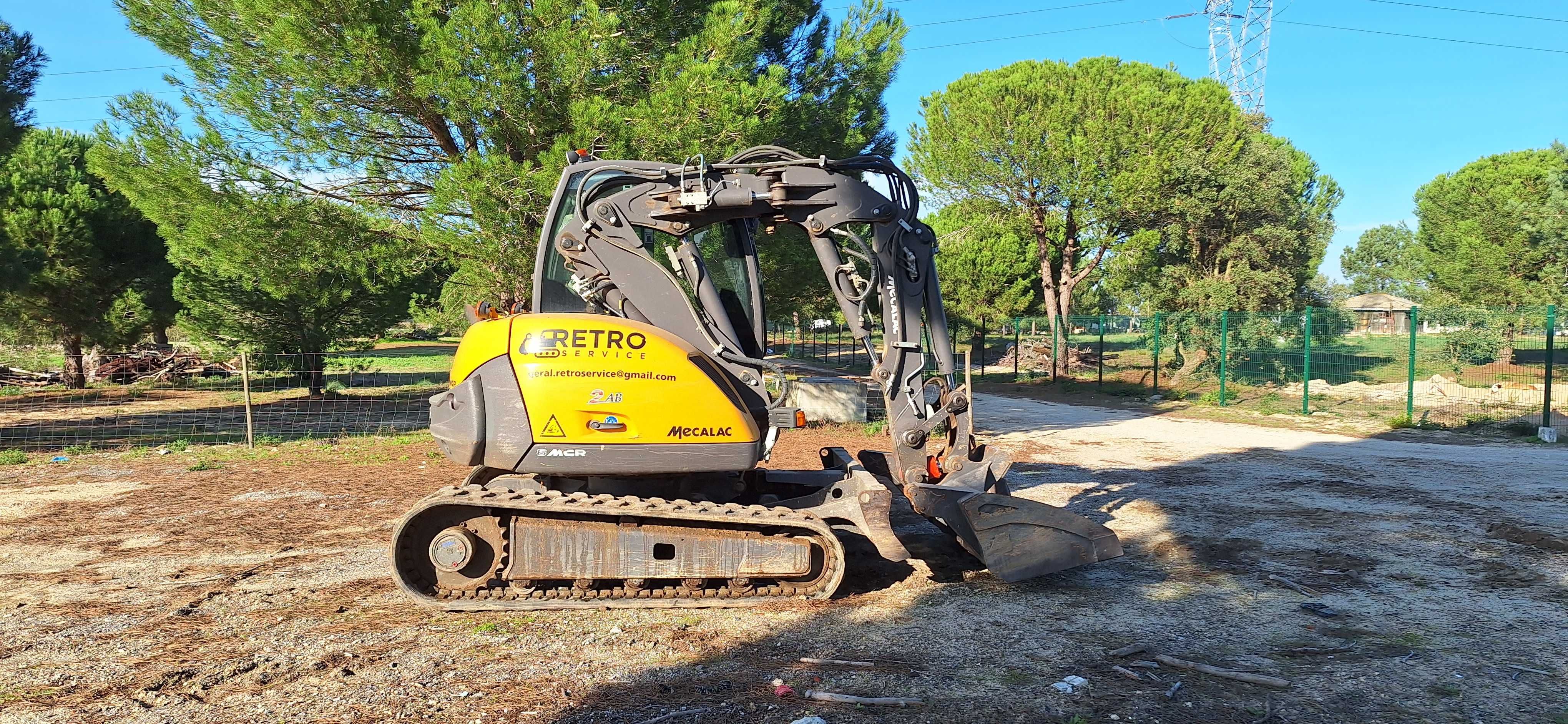 Giratória Mecalac 6 MRC , Ano 2019 , 1175 horas