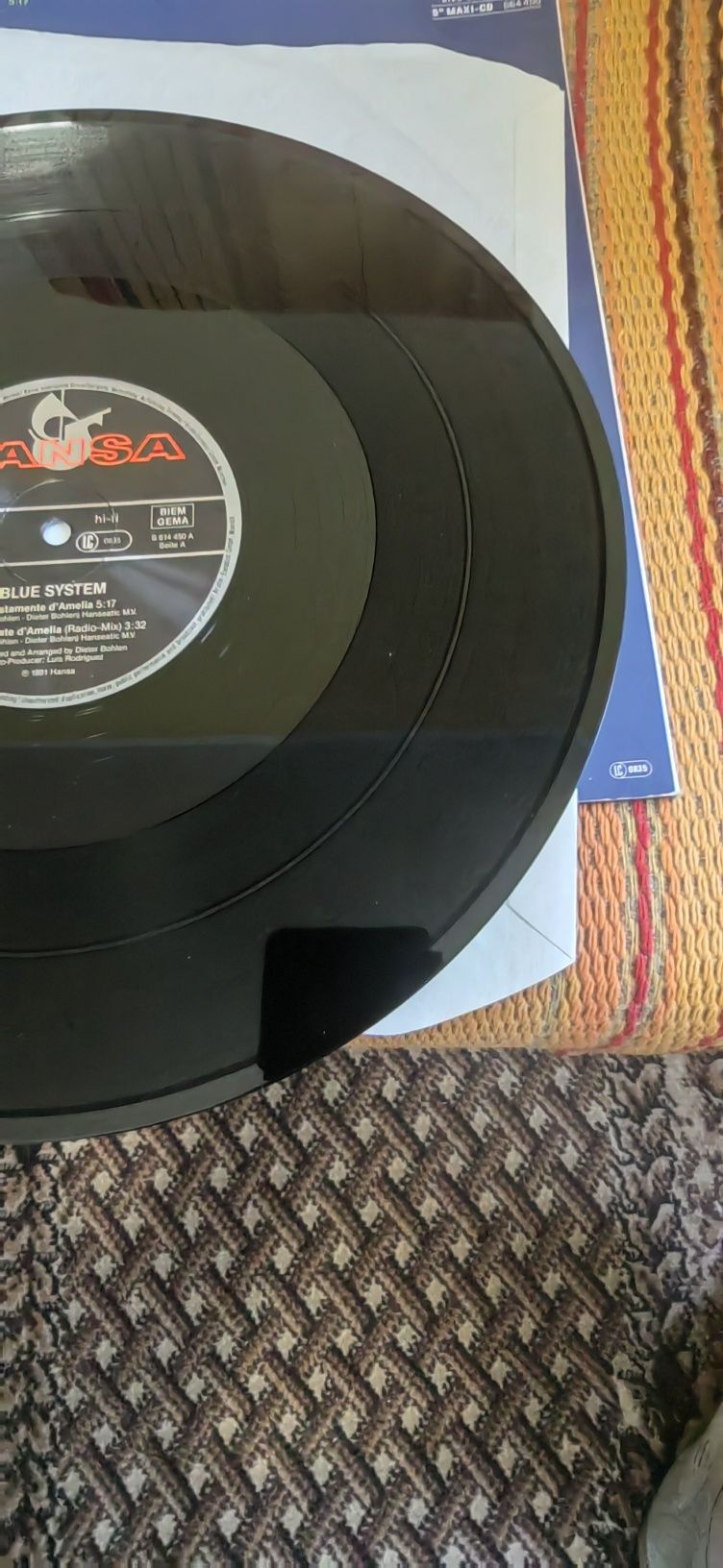Blue System - Testamente D'Amelia, 12"Maxi singiel winylowy