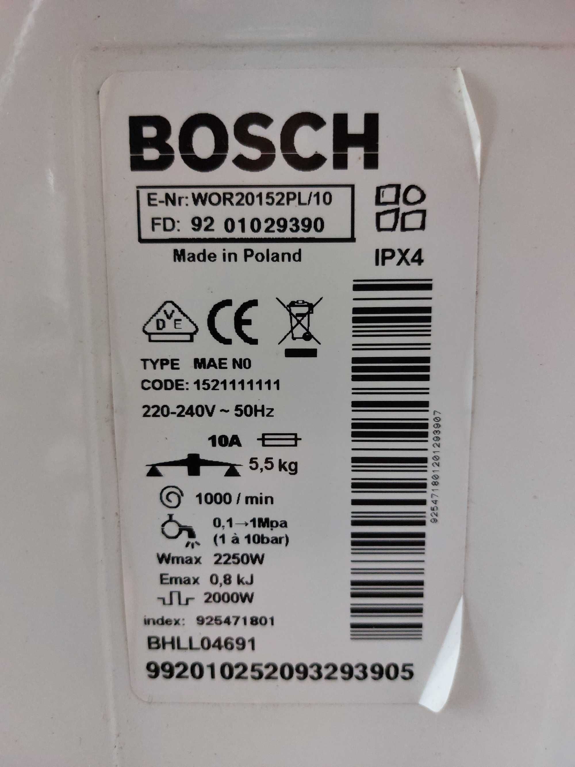 Пральна машина BOSCH Classixx 6 в неробочому стані