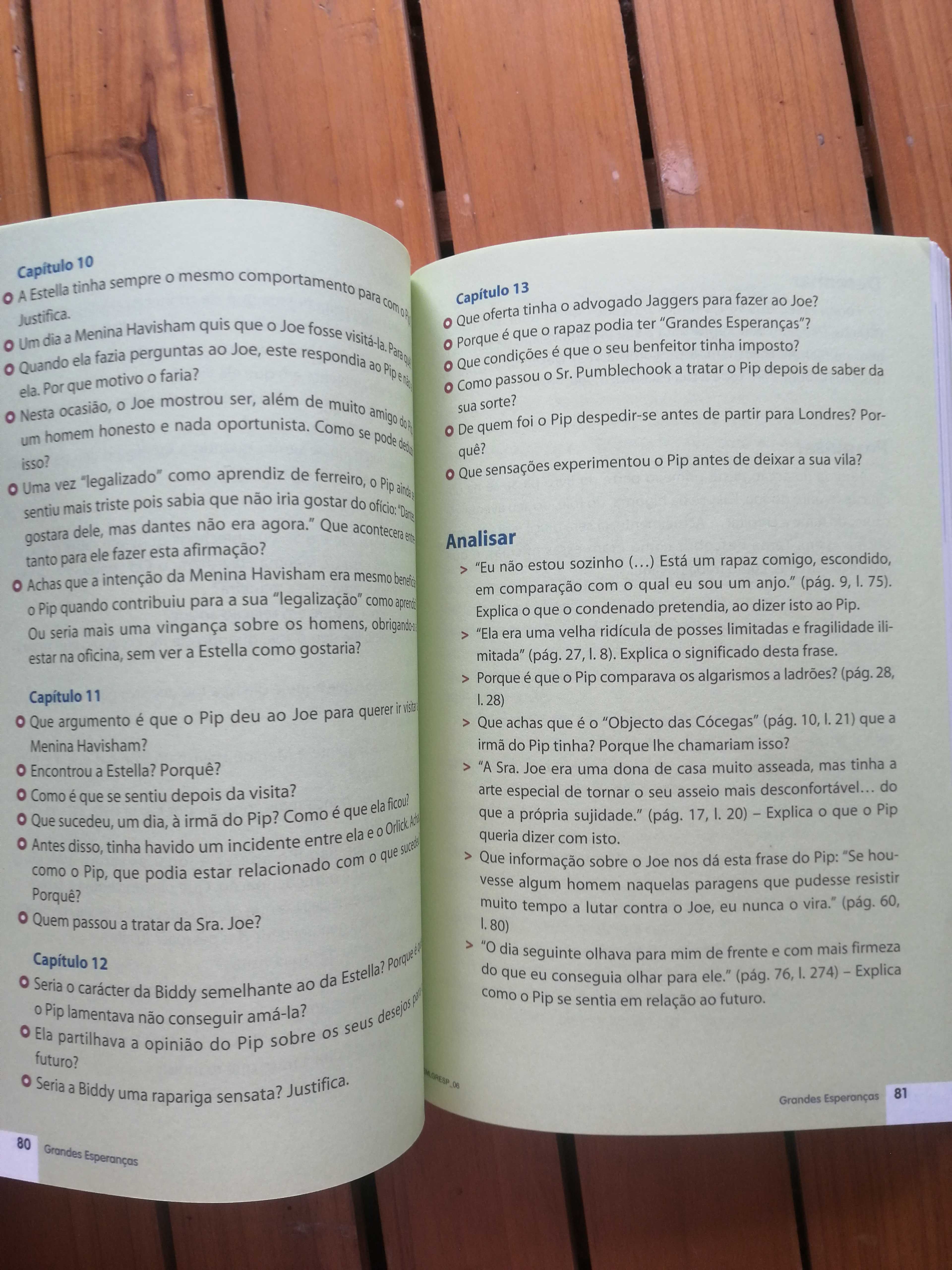 Livro "grandes esperanças" - Charles Dickens, coleção 1001 livros