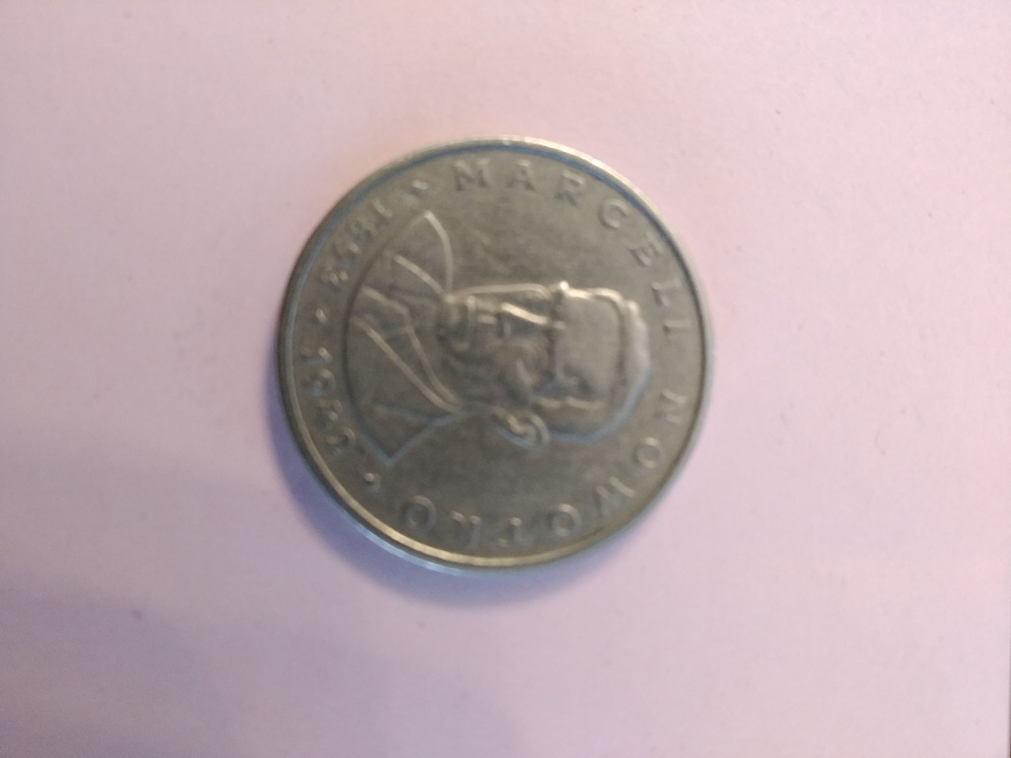 Moneta 20 zł z 1976 roku Nowotko bzm