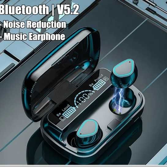 Бездротові навушники TWS True Wireless M10 Bluetooth 5.3 з павербанком