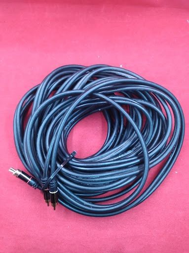 kabeldirekt wzmacniacze odbiorniki kabel audio 10m 2 x rca czarny