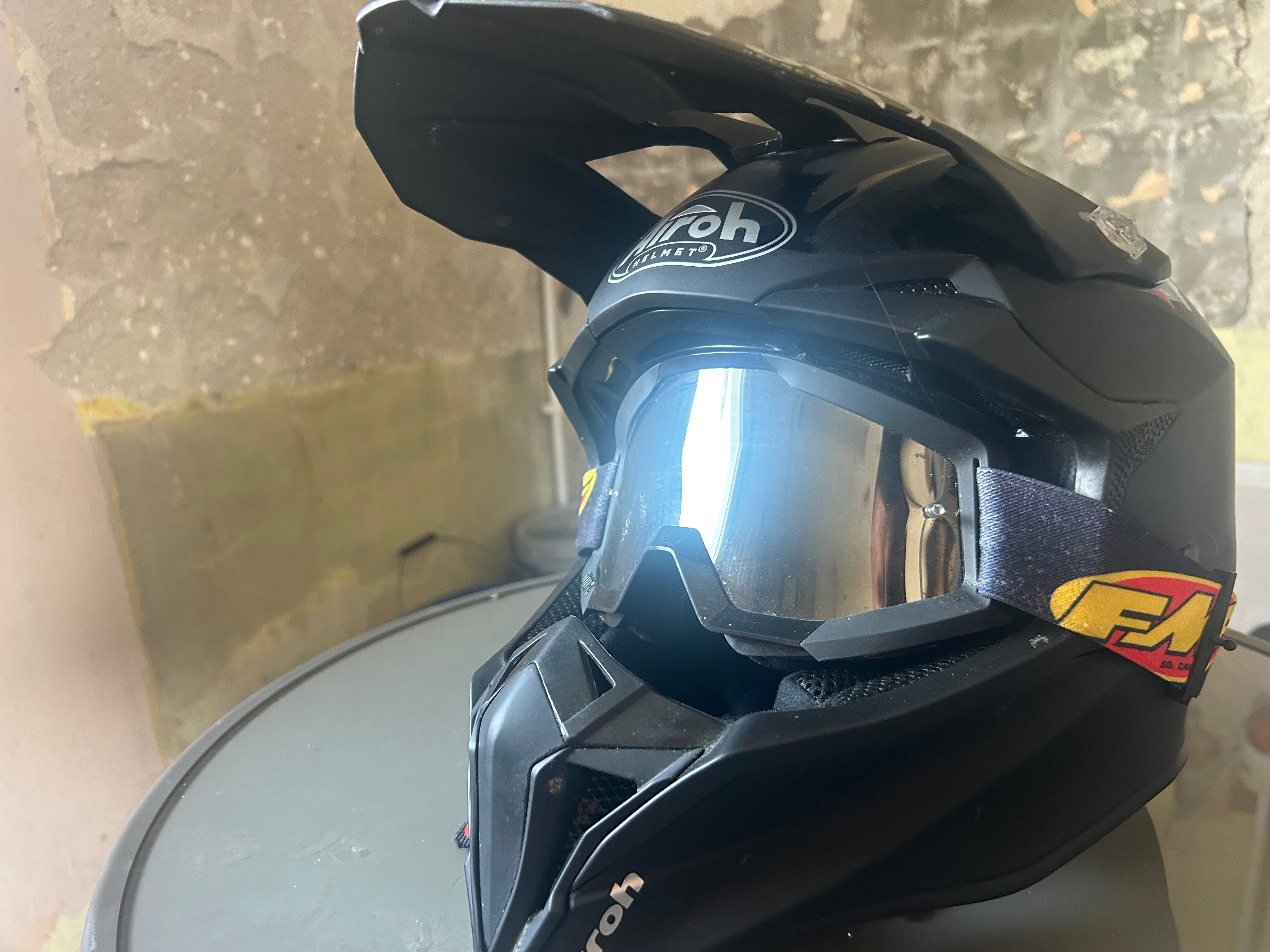Kask cross quad airoh wrapp rozmiar m okazja