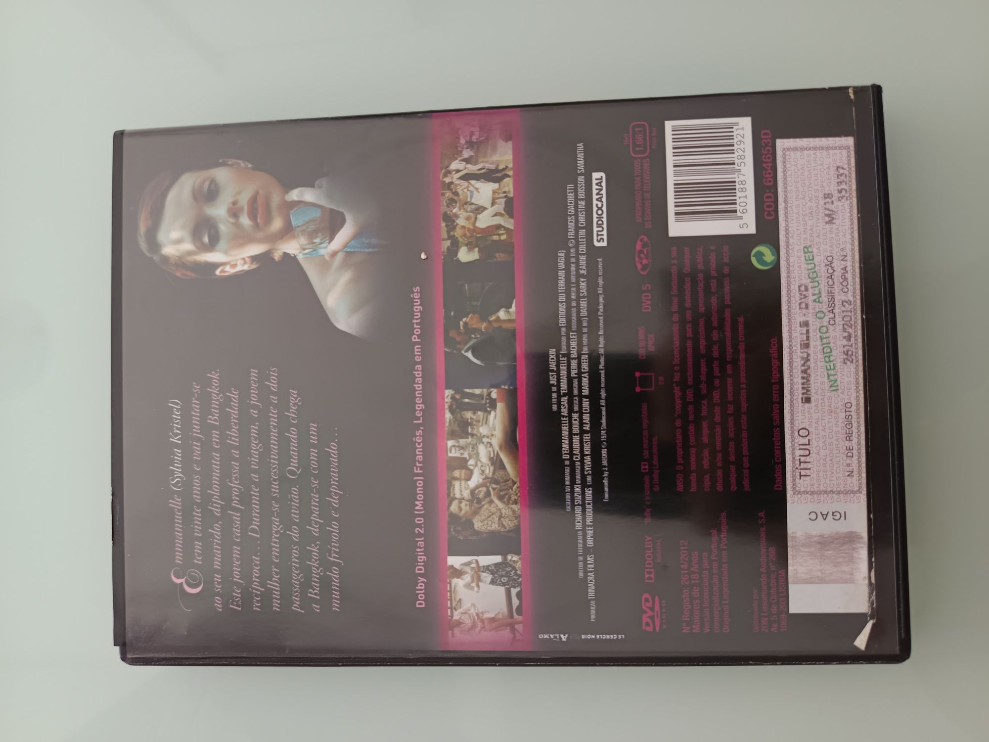 DVD Emmanuelle.     .