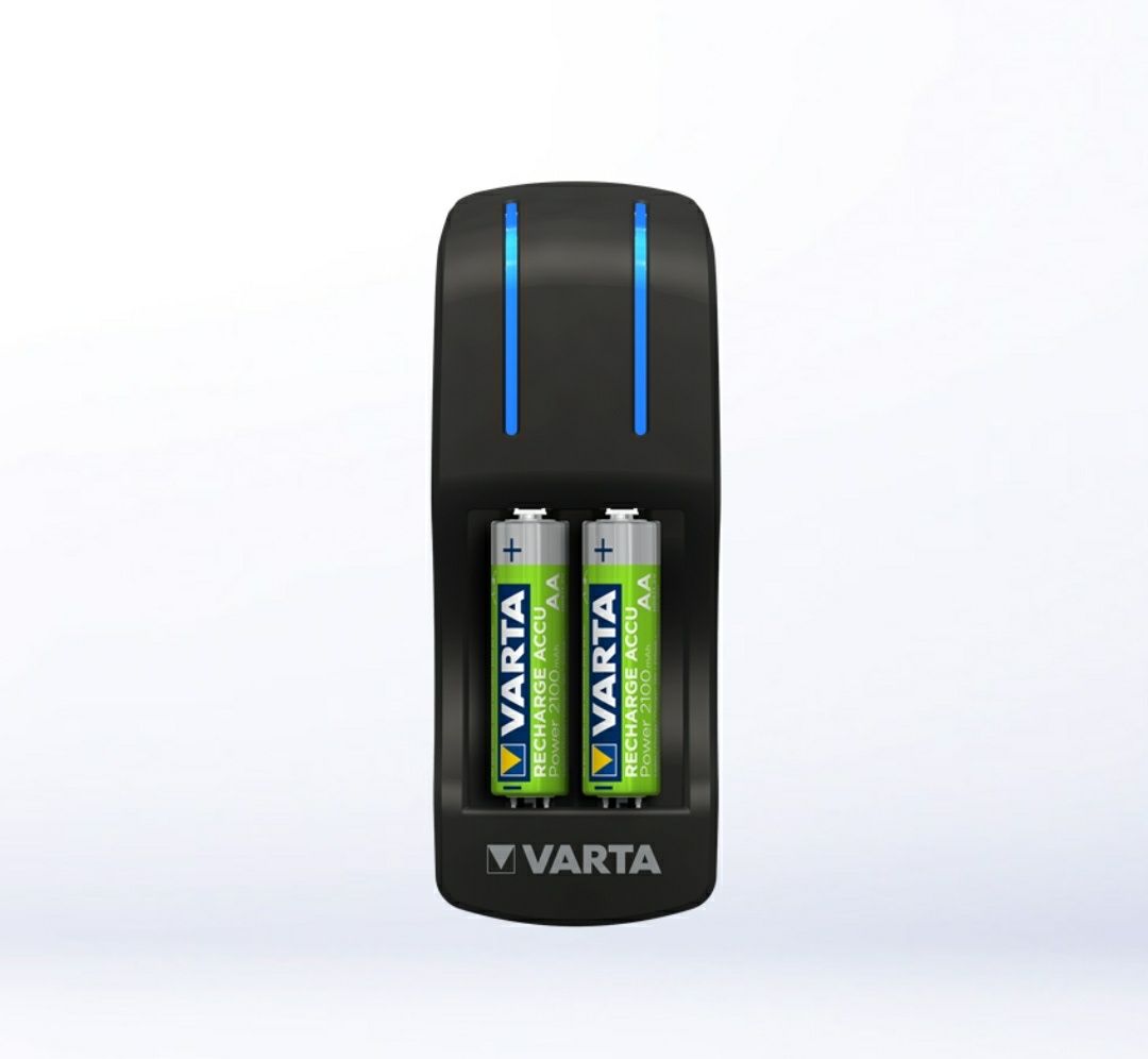 Carregador Pilhas Varta Pocket Charter - 4x AA 2100 mAh (Novo)