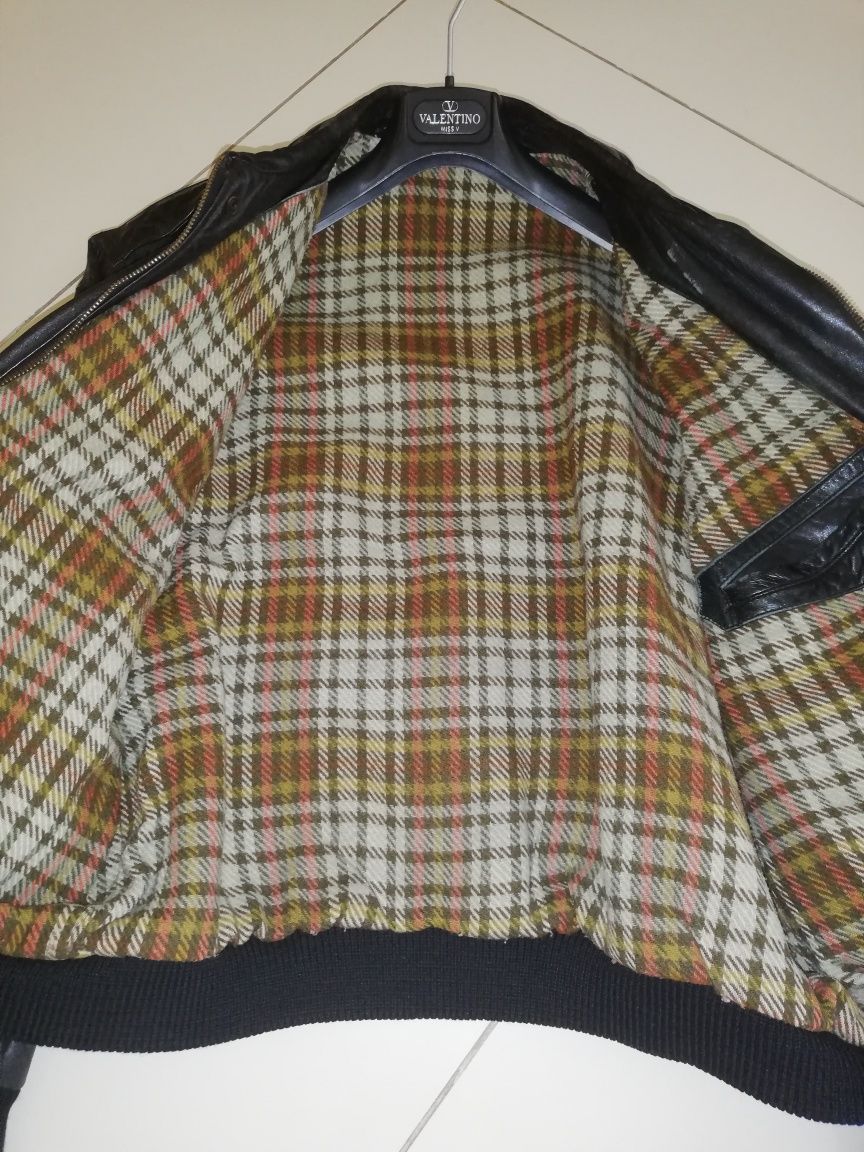 Blusão em pele Hugo Boss vintage T-L