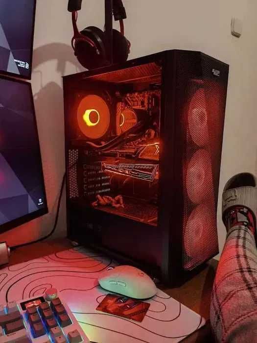 Pc Gaming RTX 3060 Ti e Monitor 144hz - NOVO GARANTIA