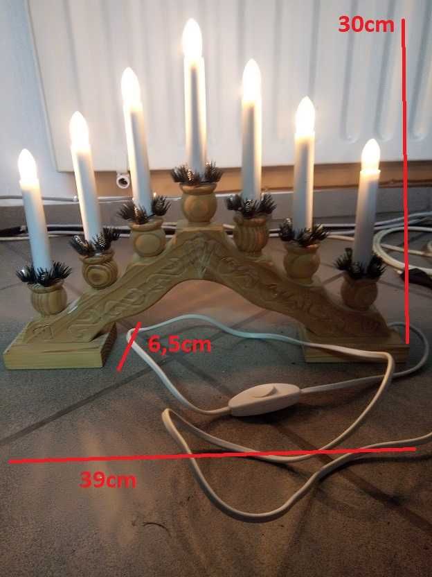 Świecznik adwentowy w stylu szwedzkim.