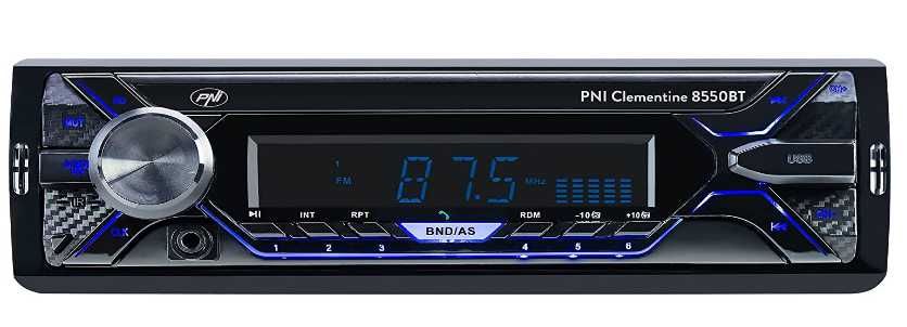 Radio Carro PNI com 
Leitor MP3 USB, AUX, RCA  Bluetooth