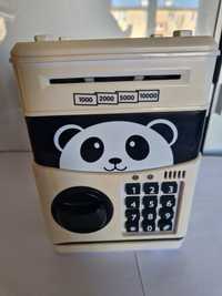Skarbonka z zamkiem szyfrującym, panda