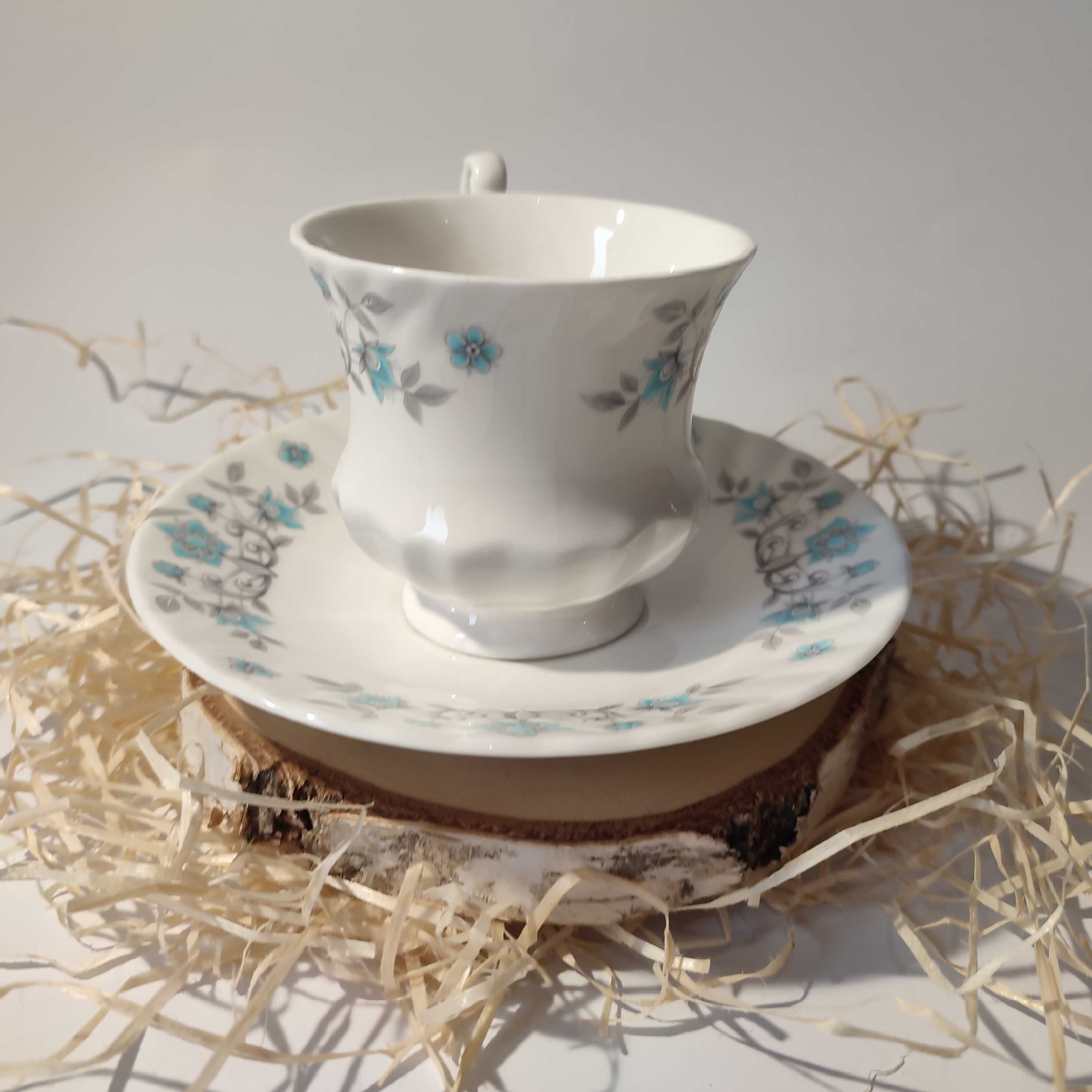 Mayfair Pottery filiżanka i spodek kostna porcelana