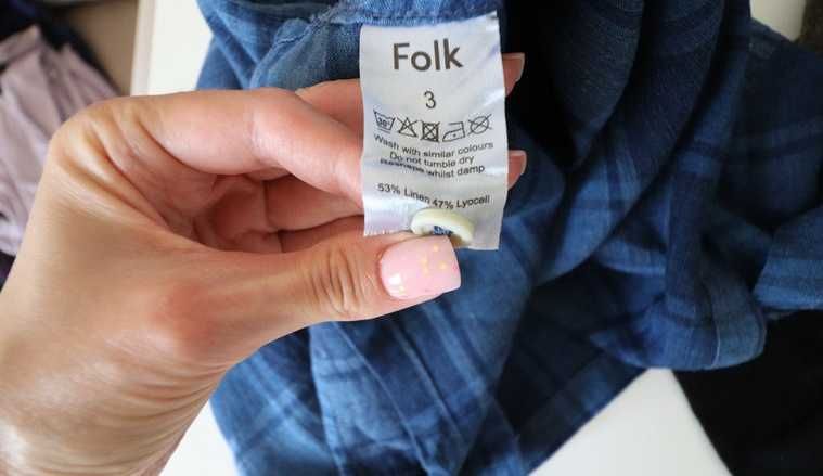 Lniano-lyocellowa koszula Folk len lyocell L XL