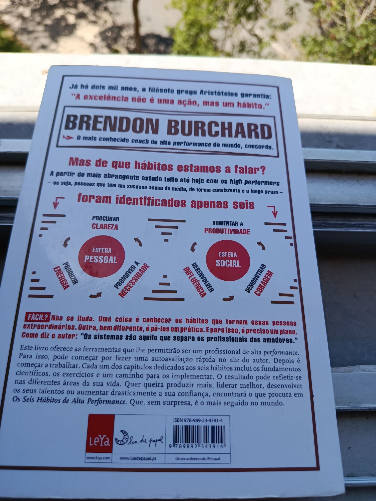 "Os Seis Hábitos de Alta Performance" - Apenas 10€ (Entrega Rápida)