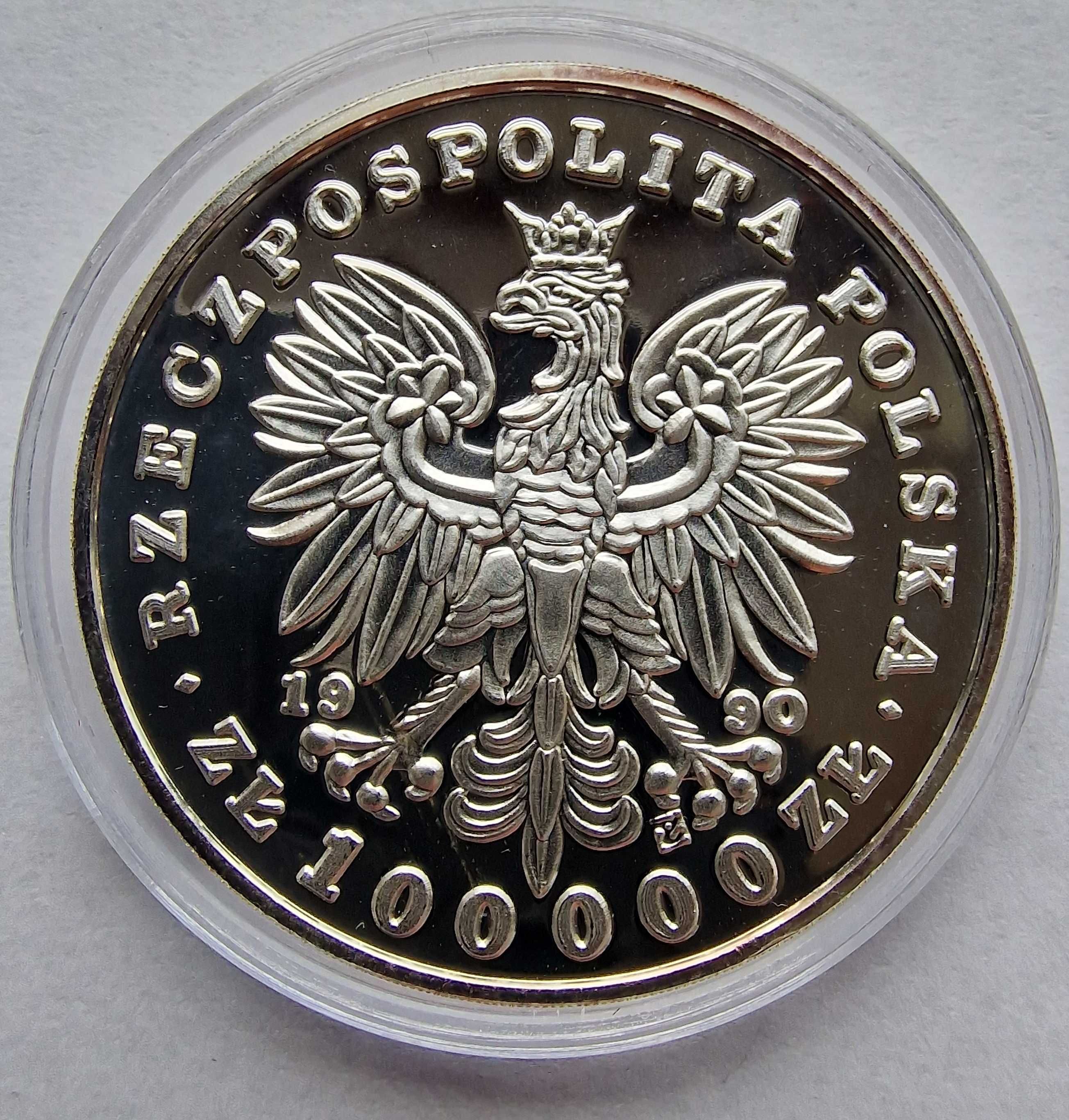 3 x 100000 zł 1990 Mały Tryptyk Piłsudski, Kościuszko, Chopin