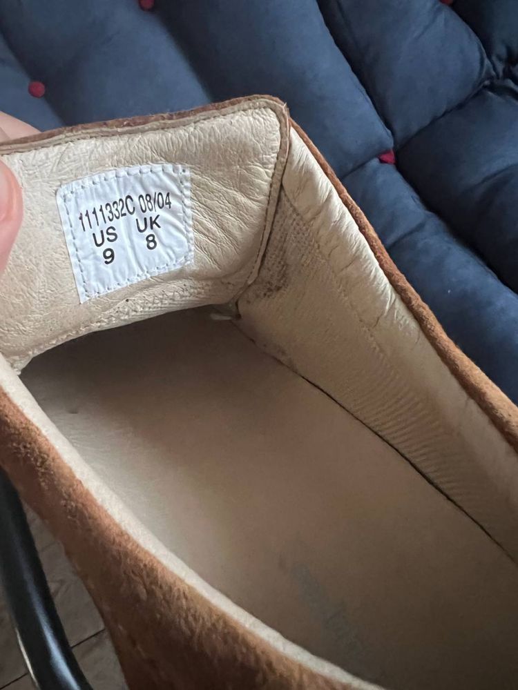 Чоловічі замшеві мокасини Hush Puppies