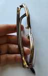 Burberry B1094 oryginał logo idealne okulary oprawki brązowe złote