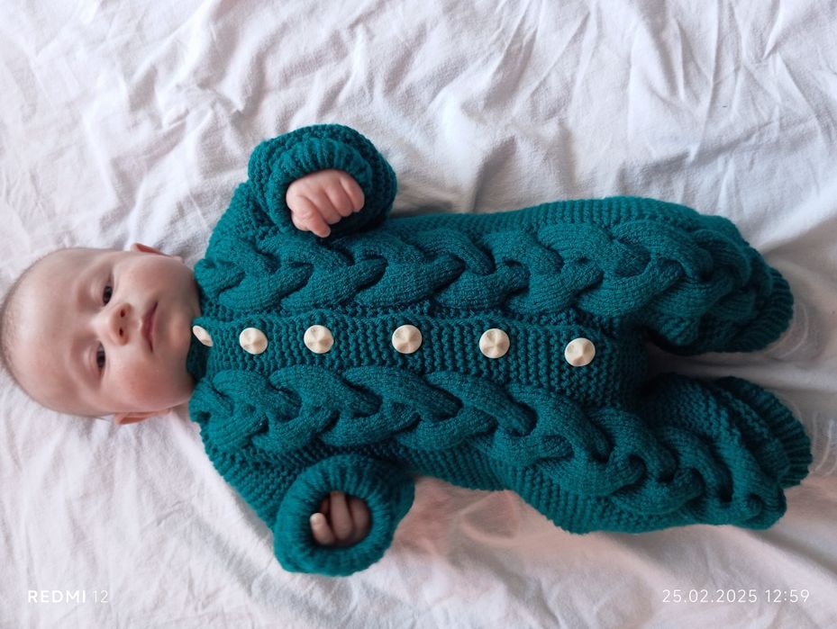 Дитячий комбінезон для немовлят від 0-3міс