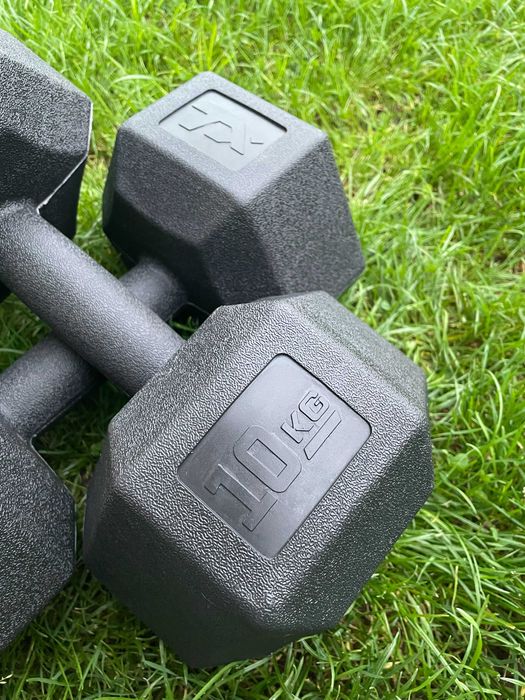 Hantle Trex Sport 2×10 kg zestaw ciężarków hantle fitness siłownia dom