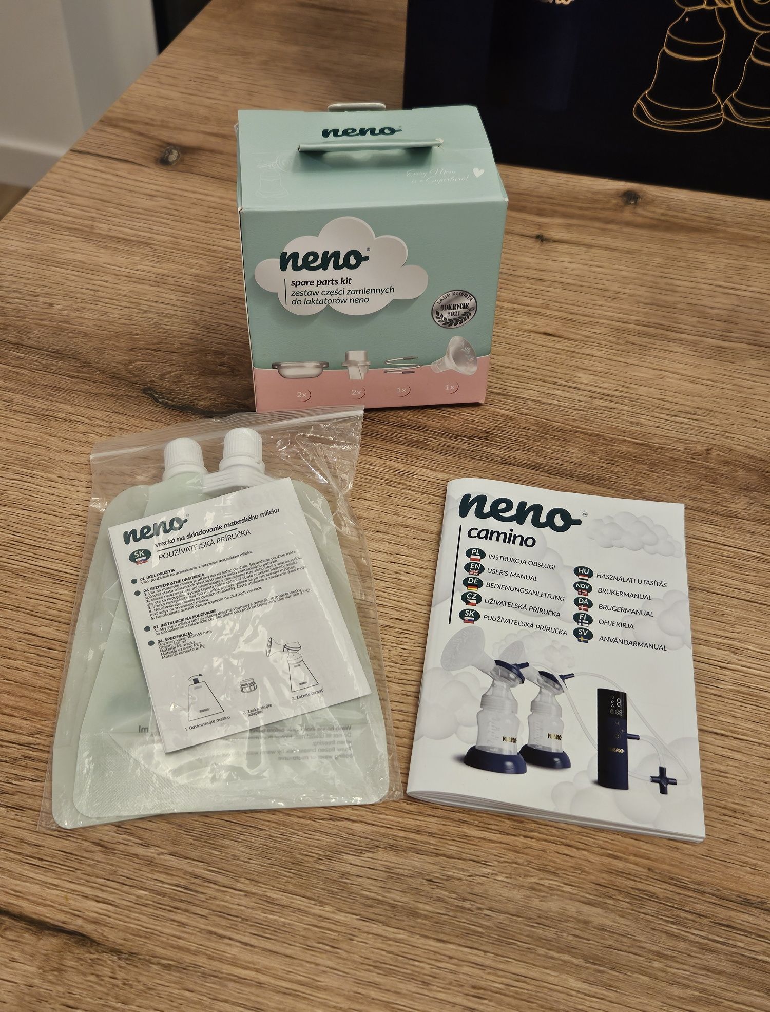 Neno Camino Podwójny Trójfazowy Bezprzewodowy Laktator Elektroniczny