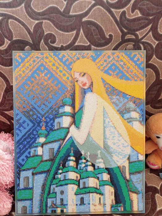 Продам картину алмазну мозаїку "Берегиня Свято-Троїцького Собору"