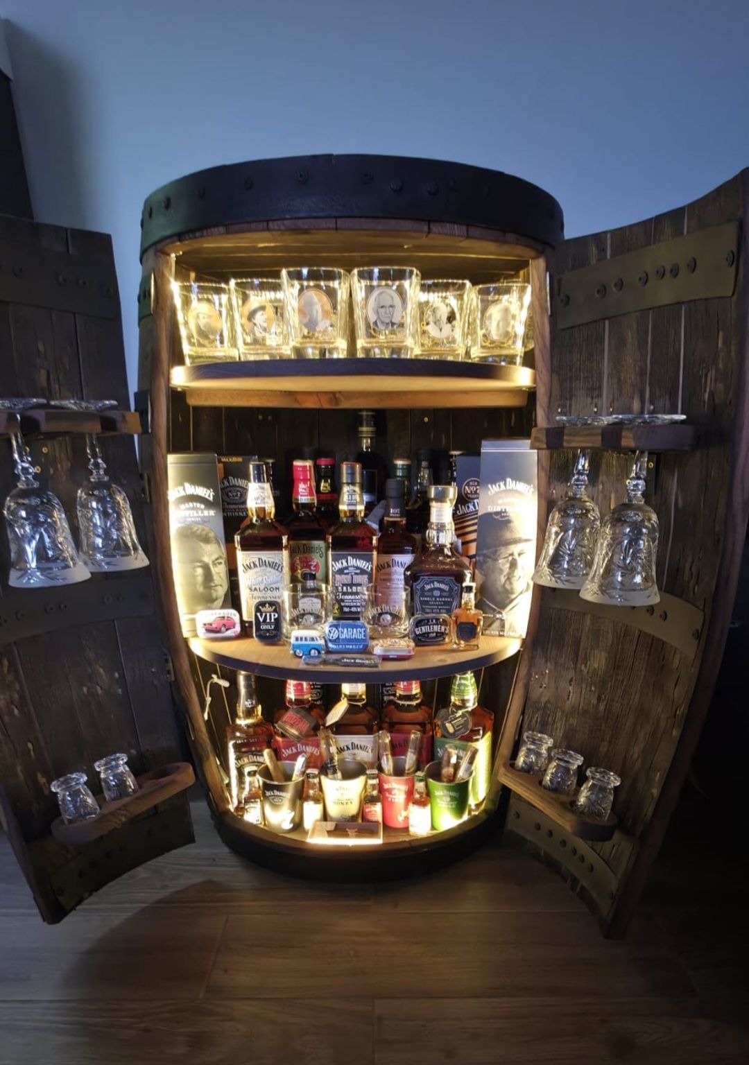 Barek na alkohol beczka dębowa whisky Prezent na 30 40 50 urodziny Now
