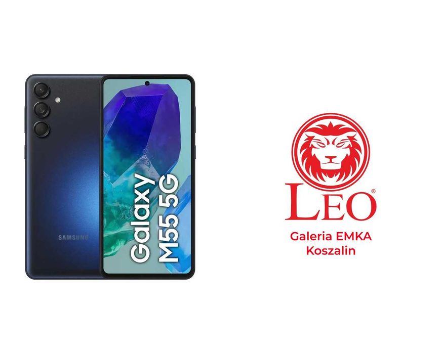 Samsung Galaxy M55 8/256 Black NOWY / FV23% / POLSKA