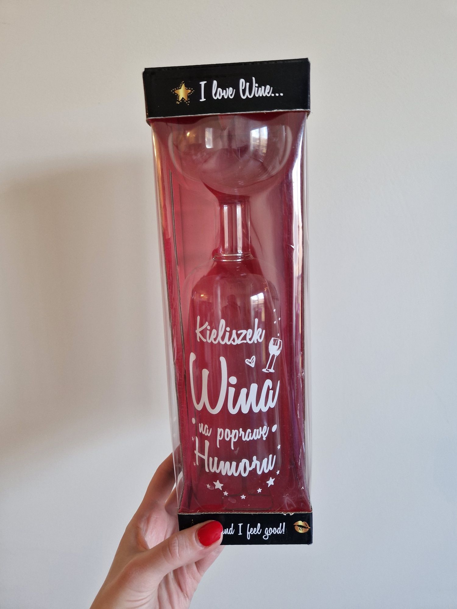 Butelko-kieliszek do wina 750 ml