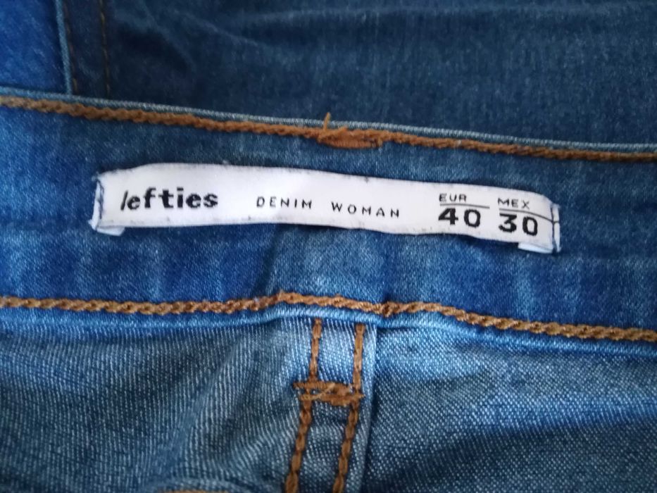 Calças Ganga Azuis Lefties Denim Woman 40