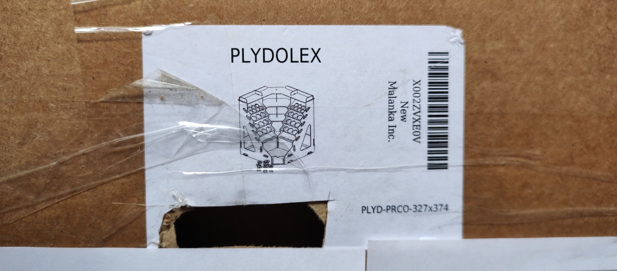 Деревянный угловой органайзер для красок PLYDOLEX