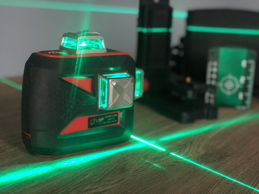 Лазерний рівень lsp lx 3d green зелений промінь Osram