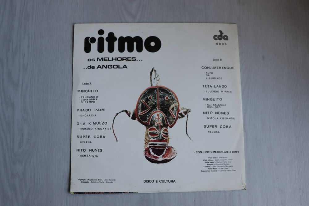 Ritmo Os Melhores De Angola - Vários artistas MINT - LP AFRO FUNK FOLK