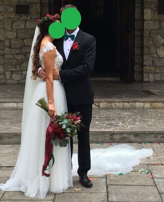Suknia ślubna 3 częściowa