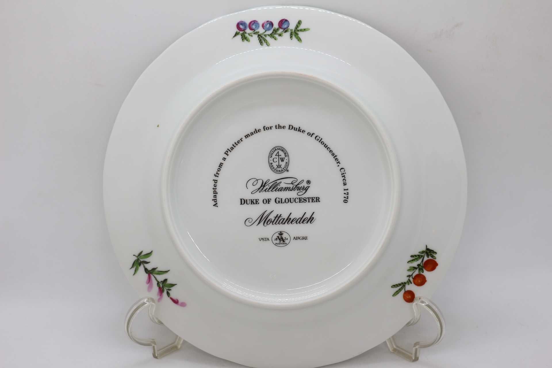 Prato Doce Mottahedeh Williamsburg Duke of Gloucester Vista Alegre 3