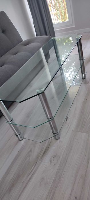 Stolik RTV kawowy ława szklana