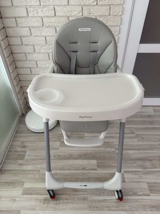 Стілець Peg-Perego Prima Pappa Follow Me Ice, Сірий