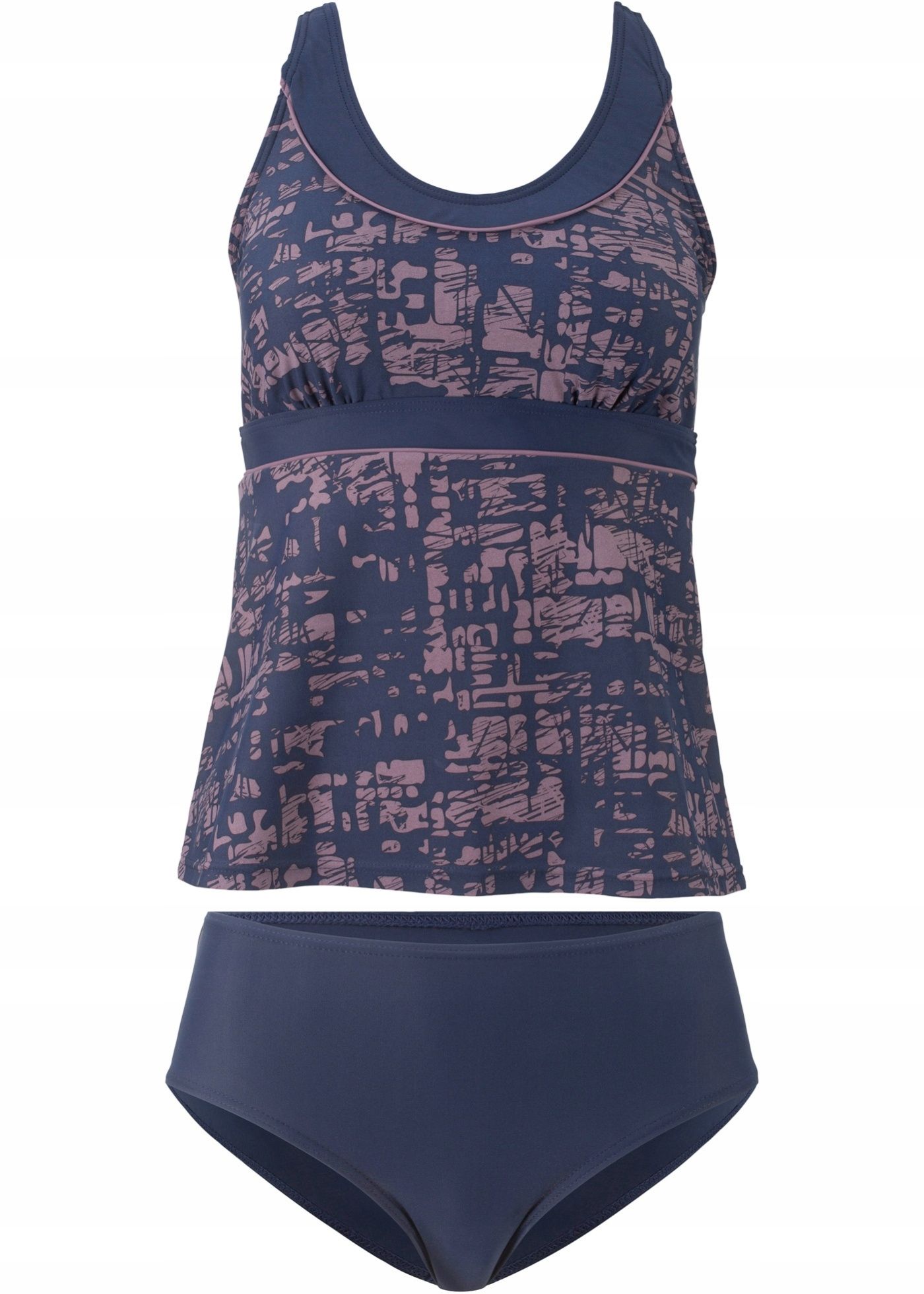 B.P.C Tankini czarno-brązowe *52